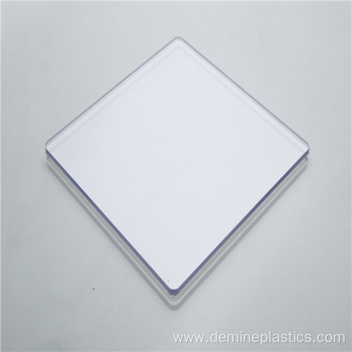 Anti-scratch hardened high permeability plastic sheet